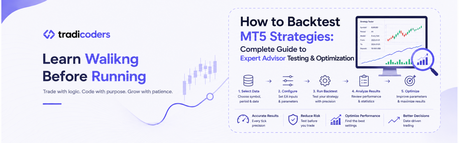 How to Backtest MT5 Strategies: Complete Guide to Expert Advisor Testing & Optimization
